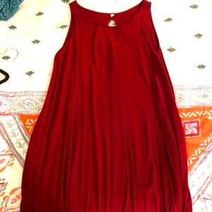 Maroon Dress